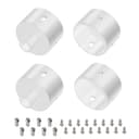 Заглушка WPHFLEXD22360deg WHITE ALU с отверстием Arlight Металл 049941