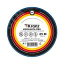 Изолента ПВХ 0,13х19 мм, 25 м, синяя KRANZ