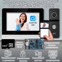 Комплект видеодомофона Olesya Wi-Fi AHD1080P Full HD (911bl), Серый + Модуль сопряжения "МСК Слим"+ Карта памяти