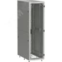 Шкаф серверный ITK LINEA S 19" 24U 600х1000мм передняя дверь двухстворчатая перфорированная задняя дверь перфорированная серый RAL 7035