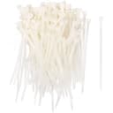 Хомуты нейлоновые, белые для проводов, 100 шт., 80 мм