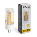 Лампа светодиодная Feron LB432 G4 5W 2700K 25860