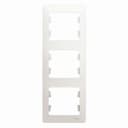 Рамка 3-м Glossa вертикал. перламутр SE GSL000607