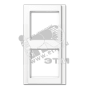 Рамка 2 поста белая