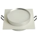 Светильник встраиваемый Feron DL506 потолочный GX53 белый серебро квадрат 51361