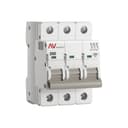 Выключатель автоматический AV-10 3P 50A (D) 10kA EKF AVERES