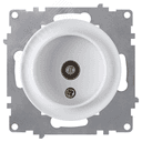 Розетка антенная TV, цвет белый (серия Florence) 2172773 ССТ