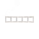 Рамка на 5 постов шампань 15 Simon