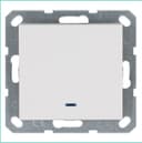 Выключатель 1-кл. 10А IP20 с подсветкой механизм бел. глянцевый Jasmart G3011NW