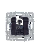 Розетка компьютерная СП RJ45 кат.5E BRITE РК10-БрС механизм сталь IEK BR-K10-1-K46