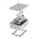 Коробка огнестойкая для кабель-канала 40-0460-FR6.0-8 Е15-Е120 RAL1001 85х85х45 (44 шт/кор)