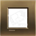 LivingLight Рамка прямоугольная 1 пост Бронза
