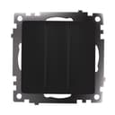 Выключатель 3клавишный механизм STEKKER GLS10710805 250V 10А серия Катрин черный 49172