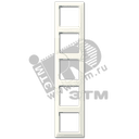 Рамка 5-я для горизонтальной/вертикальной установки Серия- AS550 Материал- термопласт Цвет- слоновая кость JUNG