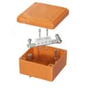 Коробка пластиковая FS с гладкими стенками и клеммниками  IP56 100х100х50мм  4р  450V 6A  4мм.кв