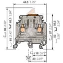 Клемма винтовая MA2.5/5.SNB1 2.5мм.кв. TE Connectivity ОУЭО