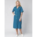 Халат женский Магнолия(тк.ТиСи),цв.морская волна,56-58,182-188