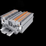 Клемма TP 1-1 с ножевым размыкателем, Push-in, сечение 2,5 мм. кв., серая