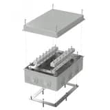 Коробка огнестойкая для о/п 40-0330-FR10.0-28 Е15-Е120 RAL7035 260х175х90 (7 шт/кор)