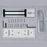 Электромагнитный замок (сила удержания 500 кг), в комплекте с уголком, цвет серебристый сатинированный алюминий RAL 7047 RL-EML500-L0S R-Lock