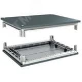 Комплект, крыша и основание, для оцинкованных шкафов CQE, 600X400 мм