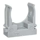 Держатель для труб (клипса) d25мм для монтажного пистолета сер. (уп.100шт) Plast EKF derjp-z-25