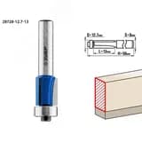 Фреза кромочная с нижним подшипником (3 лезвия) 12.7x13мм, хвостовик 8мм