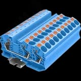 Клемма TP 1-2 проходная Push-in, сечение 16 мм. кв., синяя