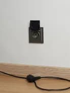 Розетка BRITE РСбш10-3-БрС 16А IP20 с заземл. защ. шторки с крышкой механизм сталь IEK BR-R16-16-K46