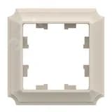ATLASDESIGN ANTIQUE 1-постовая рамка, БЕЖЕВЫЙ