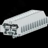 Клемма TB 1-1 с бок. подключ. с защелк. ножками, светло-серая