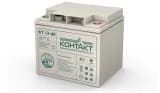 Аккумулятор (батарея) Контакт КТ 12-40 (12В 40Ач / 12V 40AH)
