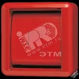 Крышка со стеклом – красная клавиша и синее окошко