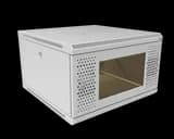Шкаф телекоммуникационный настенный разборный МИКсистем 19" Keys 6U 600*600 дверь перфорация стекло