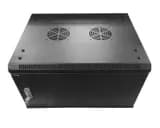 Шкаф настенный 6U серия WMA Wall Maestro 600х450х370 разборный передняя металлическая дверь черный Netko NWMA6406MWD60186BK