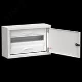 TITAN 5 Корпус металлический ЩРн-18 (1х18) 268х420х140мм IP31 белый (одна дверь) IEK