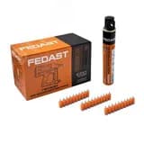 Гвозди 3.0*32 мм для монтажного пистолета с кованым наконечником в комплекте с газовым баллоном 165 мм FEDAST