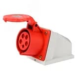 Розетка стационарная 3Р+РЕ+N 16А 380В IP44 РС-103