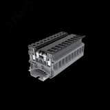 Клемма TU 1-1 с держателем предохранителя, с индикацией 24В, 4 мм. кв., серая