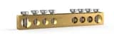 Шина PEN «земля-ноль» 6х9мм 8 отвер. латунь TOKOV ELECTRIC TKE-BCB-69-8-N/PEN