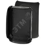 Коробка распределительная пустая 255х355х122 IP66/67 черная стойкая к УФ