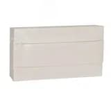 Practibox S Пластиковый щиток Навесной (ЩРн-П) 1X18 Белая дверь