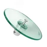 Изолятор стеклянный линейный подвесной с аэродинамическим профилем U 120AD 530101802 ЮАИЗ