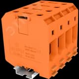 Клемма TU 1-1 винтовая, сечение 50 мм. кв., оранжевая SUPU
