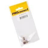 Переход гнездо F - штекер TV угловой (инд. упак.) PROCONNECT 05-4311-4-7