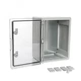 Корпус пластиковый с монтажной панелью ЩМП IP65 прозрачная дверь 400х300х220