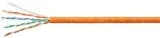 Кабель LAN UTP (U/UTP), кат. 5e, 4x2x24 AWG, LSZH, нг(А)-HF, оранжевый Cabeus UTP-4P-Cat.5e-SOLID-LSZH (305 м)