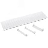 Заглушка 12 модулей белая IEK