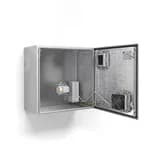 Термошкаф с обогревом и активной вентиляцией, IP55, -50град. до +50град.С, 600x600x350 мм