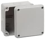 Коробка распределительная ОП 100х100х50мм двухкомпонентн. 7 вводов IP66 сер. Ruvinil 67250